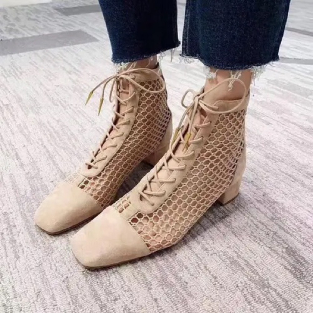 Dior Naughtily-D 3cm Mesh Ankle Boot 40